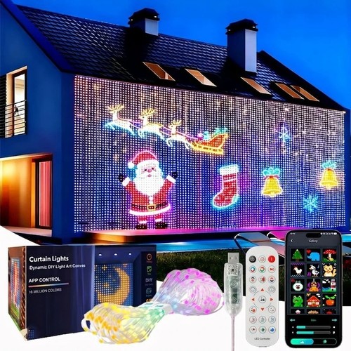 Smart led curtain light fairy - light,