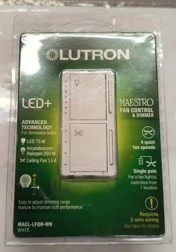 Lutron maestro fan control - lutron,