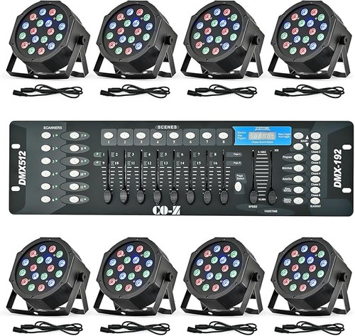 Pack led stage lights - 8,