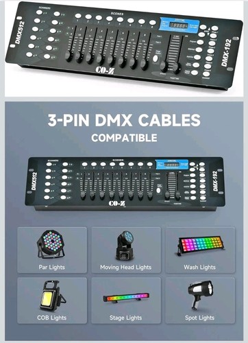 Dmx 512 192 channel - channel, dj