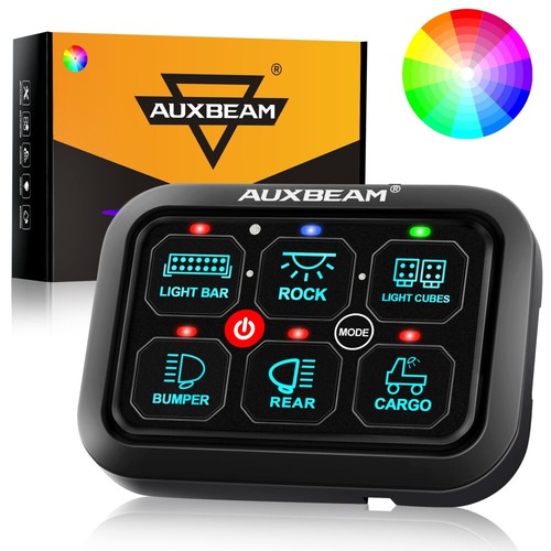 Auxbeam gang rgb switch - auxbeam,