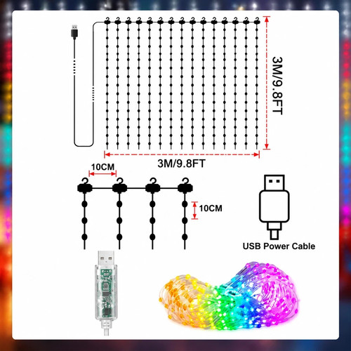 Smart led curtain light - led, fairy
