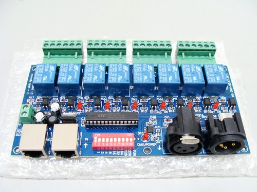 Dmx relay switch decoder - relay,