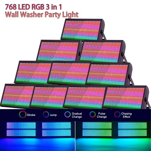 10x 200w rgbw 768led - 10x,